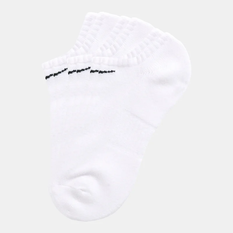 Nike White Everyday Cushion No-Show Training Socks (3 Pack)  | Best Price UAE